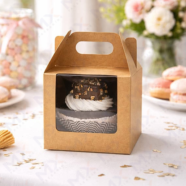Kraft Cupcake Boxes - view 4